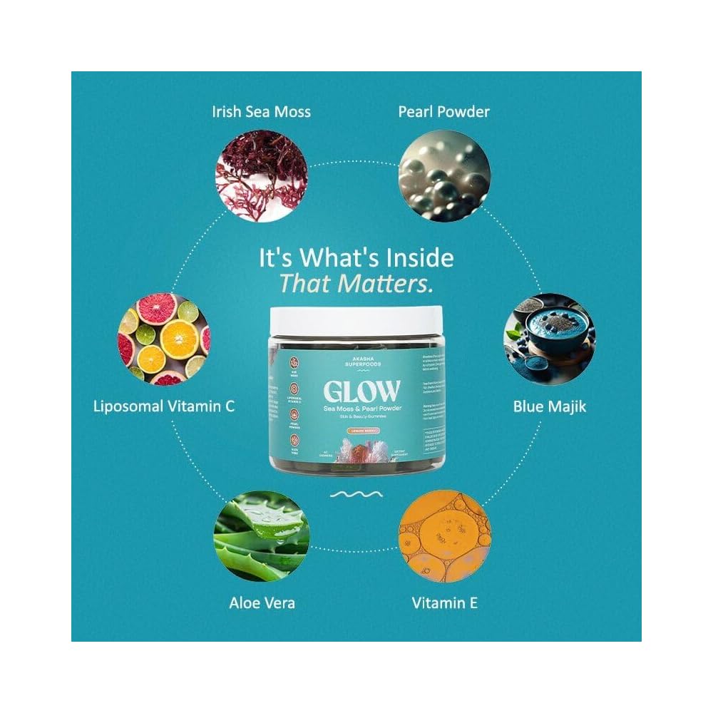 Sea Moss & Pearl Powder Glow Gummies